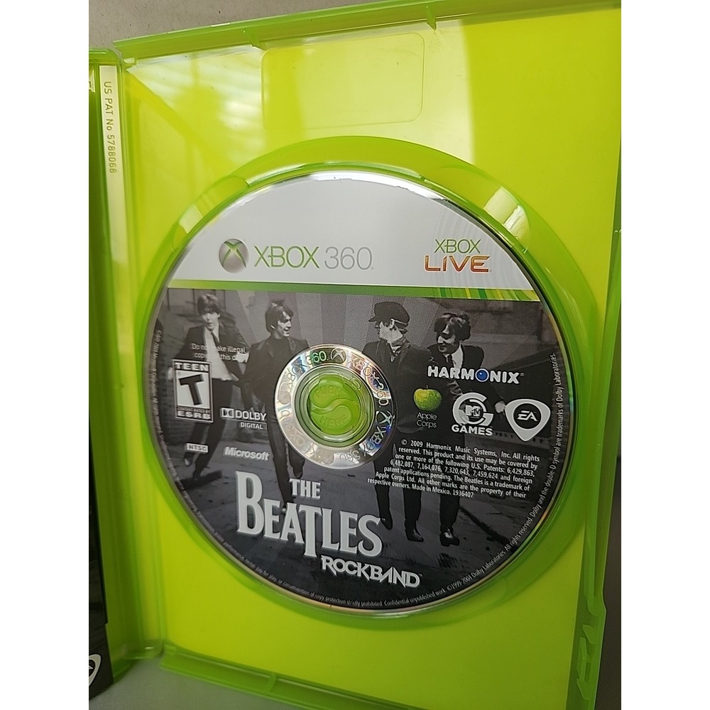 The Beatles Rock Band - Xbox 360 HARMONIX MTV Games Preowned - Picture 5 of 5
